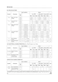 M74HC280B1R Datasheet Pagina 4