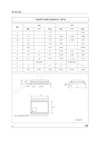 M74HC280B1R Datasheet Page 8