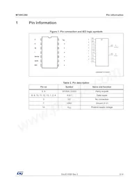 M74HC280RM13TR Datasheet Page 3