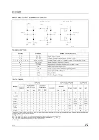 M74HC299B1R Datenblatt Seite 2