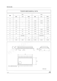 M74HC299B1R Datasheet Page 12