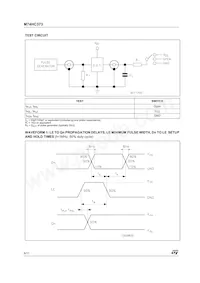 M74HC373TTR Datasheet Page 6