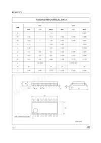 M74HC373TTR Datasheet Page 10
