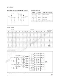 M74HC4028B1R Datasheet Page 2