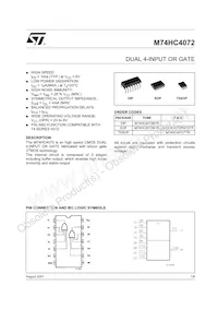 M74HC4072RM13TR Datasheet Cover