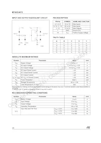 M74HC4072RM13TR Datasheet Page 2