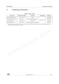 M74HC4094B1R Datasheet Page 15