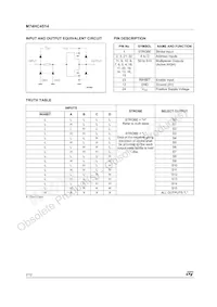 M74HC4514RM13TR Datasheet Pagina 2