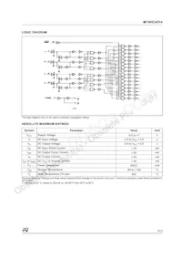 M74HC4514RM13TR Datasheet Pagina 3
