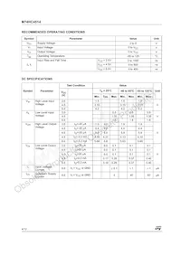 M74HC4514RM13TR Datasheet Pagina 4