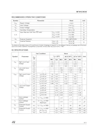 M74HC4538TTR Datasheet Page 5