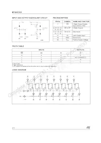 M74HC533TTR Datasheet Page 2