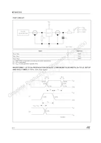 M74HC533TTR Datasheet Page 6