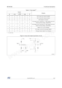 M74HC595TTR Datasheet Page 5