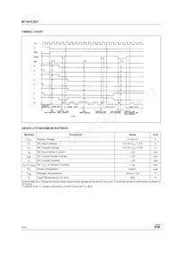 M74HC597B1R Datasheet Page 4
