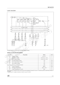 M74HC670M1R Datasheet Page 3