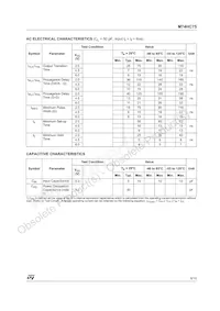 M74HC75TTR Datasheet Pagina 5