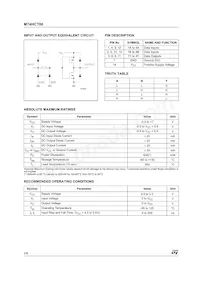 M74HCT00RM13TR Datasheet Page 2