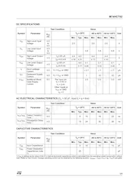 M74HCT02B1R Datasheet Page 3