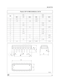 M74HCT02B1R Datasheet Page 5