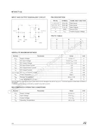 M74HCT132TTR Datasheet Pagina 2