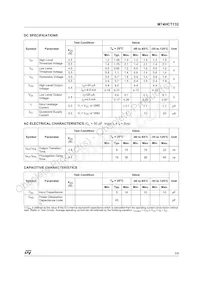 M74HCT132TTR Datasheet Pagina 3