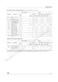 M74HCT164RM13TR Datasheet Page 5