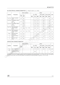 M74HCT373B1R Datasheet Page 5