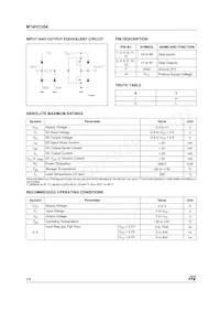 M74HCU04TTR Datasheet Page 2