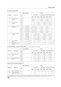 M74HCU04TTR Datasheet Page 3