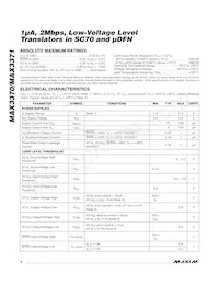 MAX3371EXT-T Datasheet Page 2