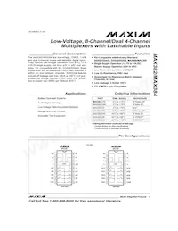 MAX382EWN Datasheet Cover