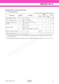 MB85R1001ANC-GE1 Datasheet Page 5