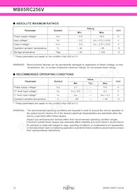 MB85RC256VPNF-G-JNERE1 Datenblatt Seite 12