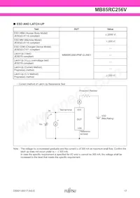 MB85RC256VPNF-G-JNERE1 Datenblatt Seite 17