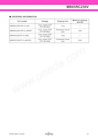 MB85RC256VPNF-G-JNERE1 Datenblatt Seite 21