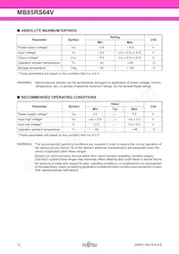 MB85RS64VPNF-G-JNERE1 Datasheet Page 12