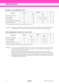 MB85RS64VPNF-G-JNERE1 Datenblatt Seite 12