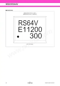 MB85RS64VPNF-G-JNERE1 Datenblatt Seite 22