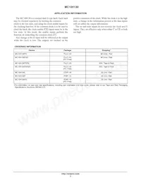 MC10H130PG Datasheet Pagina 3