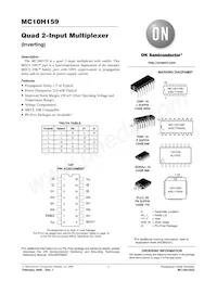 MC10H159PG Datenblatt Cover