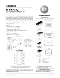 MC10H160PG Datasheet Cover