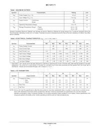 MC10H171PG Datasheet Page 2