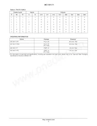 MC10H171PG Datasheet Page 3