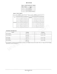 MC10H180PG Datasheet Page 3