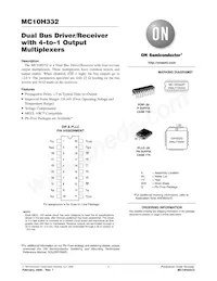 MC10H332PG Datenblatt Cover