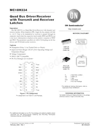MC10H334FNR2G Datasheet Cover