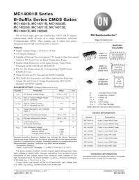 MC14025BCPG Datasheet Cover