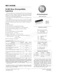 MC14598BCPG Datasheet Cover