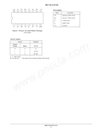 MC74LCX158MELG Datasheet Page 2